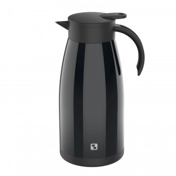 Garrafa Térmica Botão 1,5L Soprano Elegance Preto