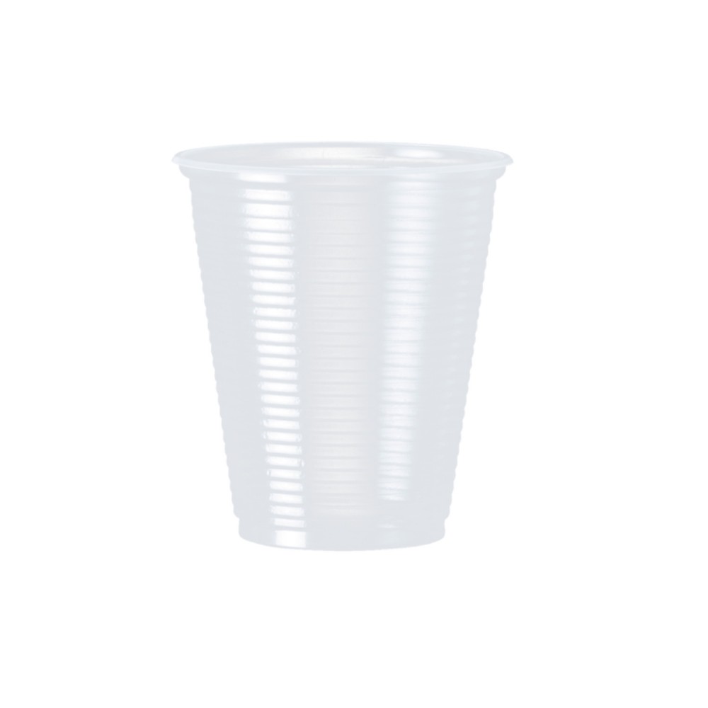 Copo Plástico Descartável 180mL GLight Transparente com 100 unid.