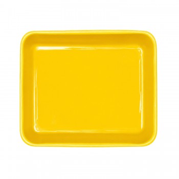 Cuba Porcelana 1/2 Gourmet Germer 25x29x6,6cm 3088mL Amarelo 