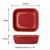 Cuba Porcelana 1/6 Gourmet Germer 14x16,1x6,7cm 836mL Vermelho
