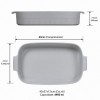 Travessa de Porcelana Retangular Germer 37x26cm Branca