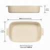 Travessa de Porcelana Retangular Germer 37x26cm Marfim