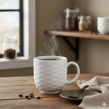 Caneca de Porcelana Germer 402mL Ondas