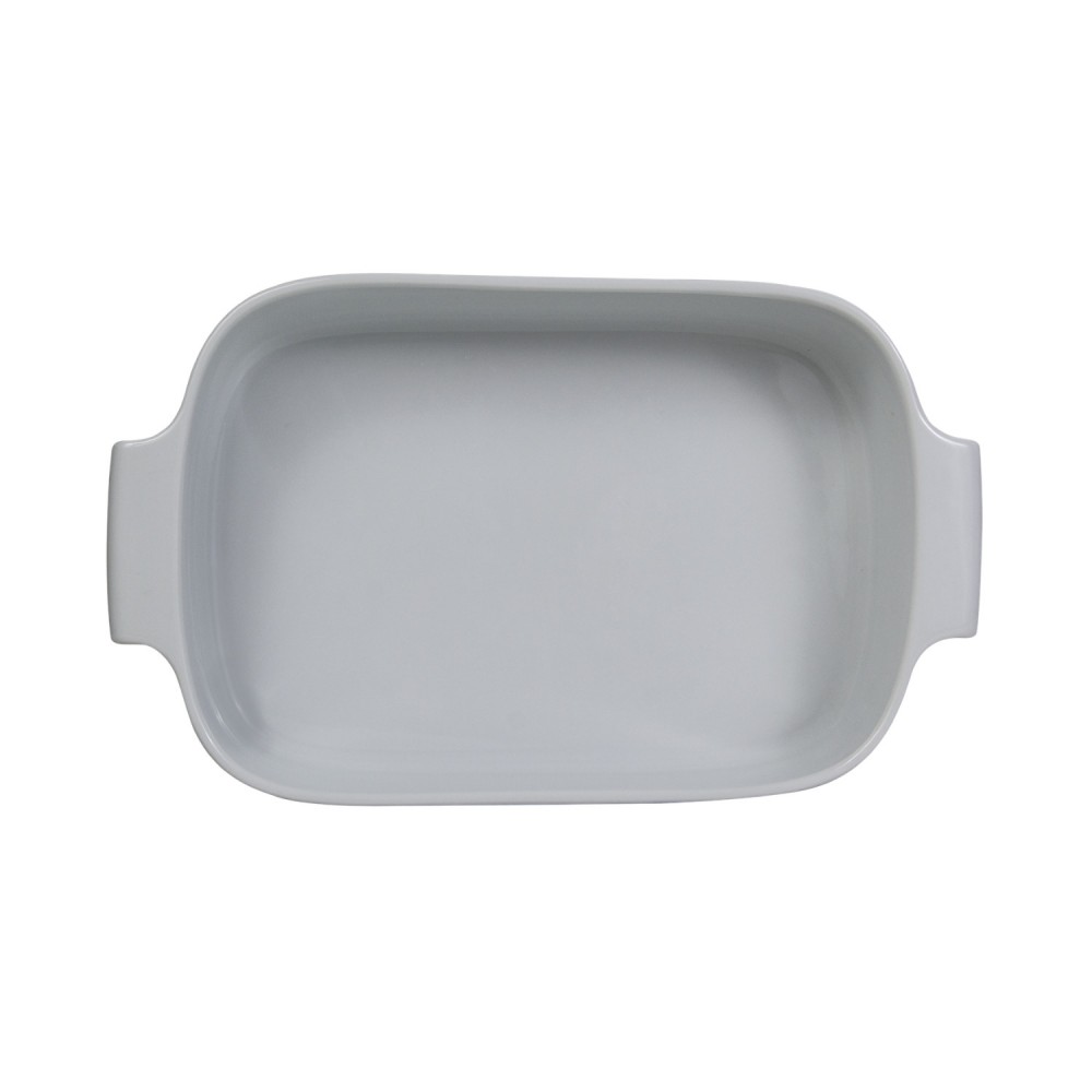 Travessa de Porcelana Retangular Germer 30X21cm Branco