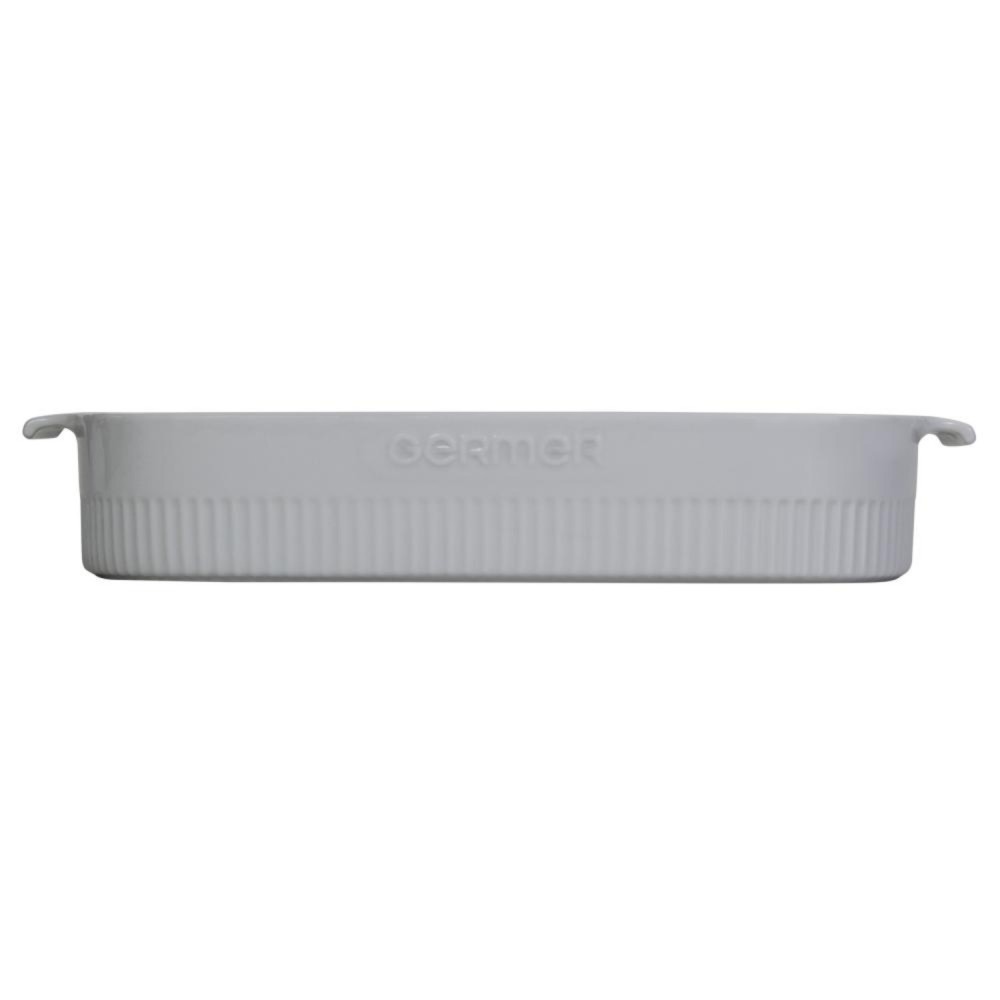 Travessa de Porcelana Retangular Germer 37x26cm Branca