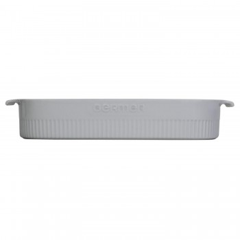Travessa de Porcelana Retangular Germer 37x26cm Branca