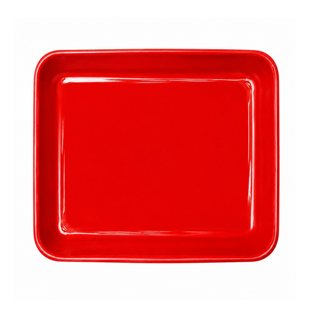 Cuba Porcelana 1/2 Gourmet Germer 25x29x6,6cm 3088ml Vermelho