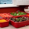 Cuba Porcelana 1/2 Gourmet Germer 25x29x6,6cm 3088ml Vermelho