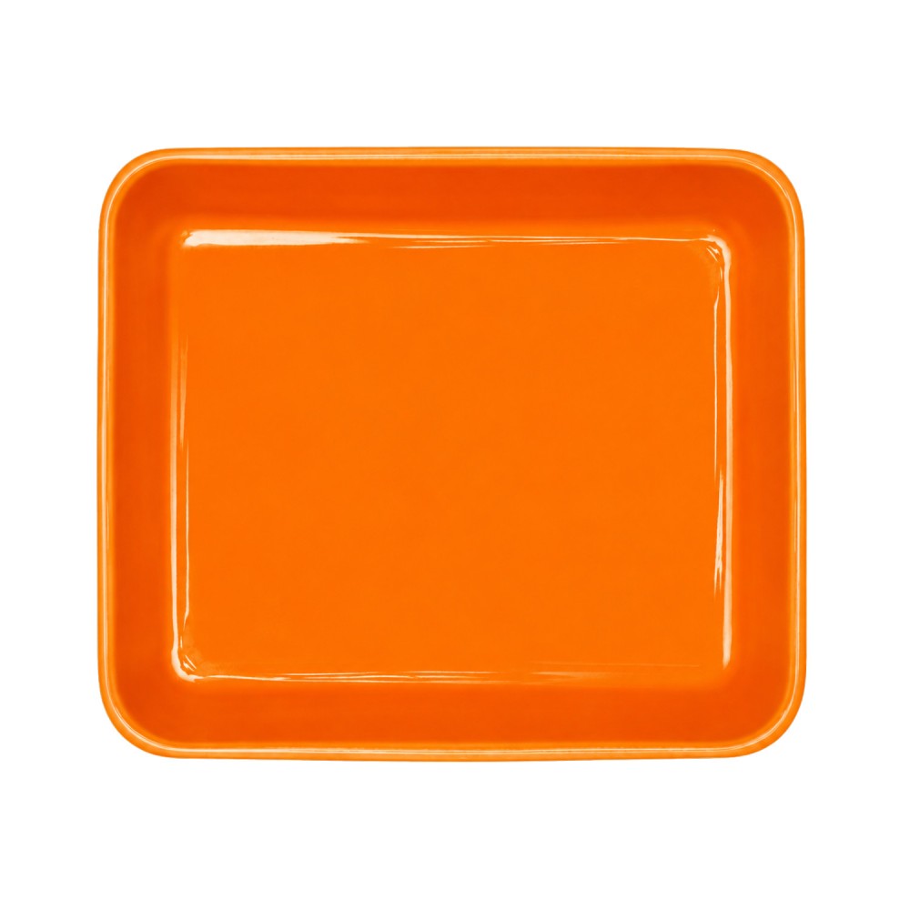 Cuba Porcelana 1/2 Gourmet Germer 25x29x6,6cm 3088mL Laranja