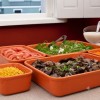 Cuba Porcelana 1/2 Gourmet Germer 25x29x6,6cm 3088mL Laranja