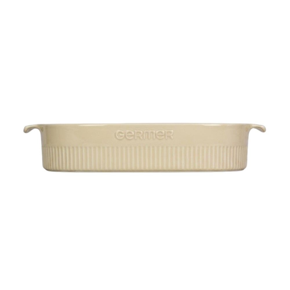 Travessa de Porcelana Retangular Germer 30X21cm Marfim