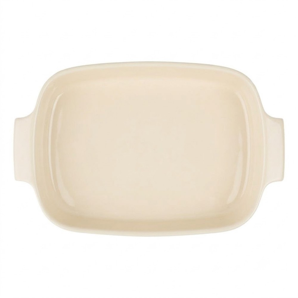 Travessa de Porcelana Retangular Germer 30X21cm Marfim