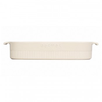 Travessa de Porcelana Retangular Germer 37x26cm Marfim