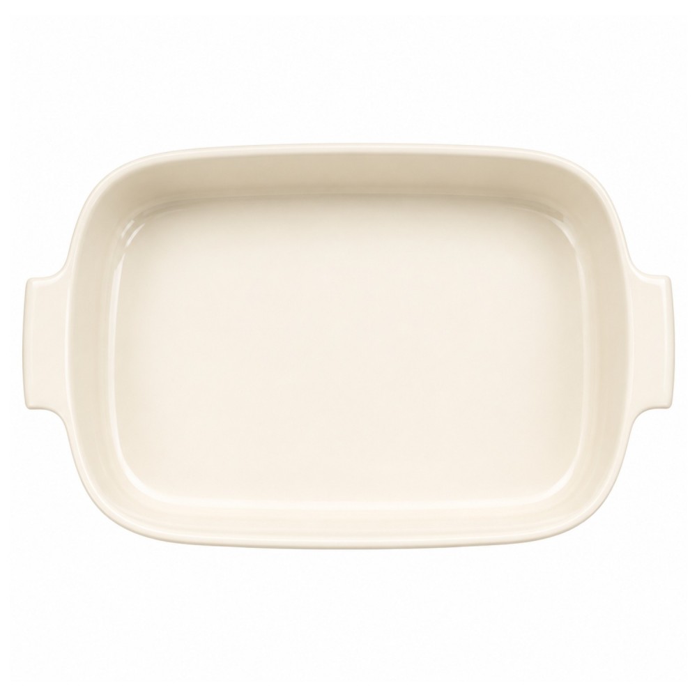 Travessa de Porcelana Retangular Germer 37x26cm Marfim