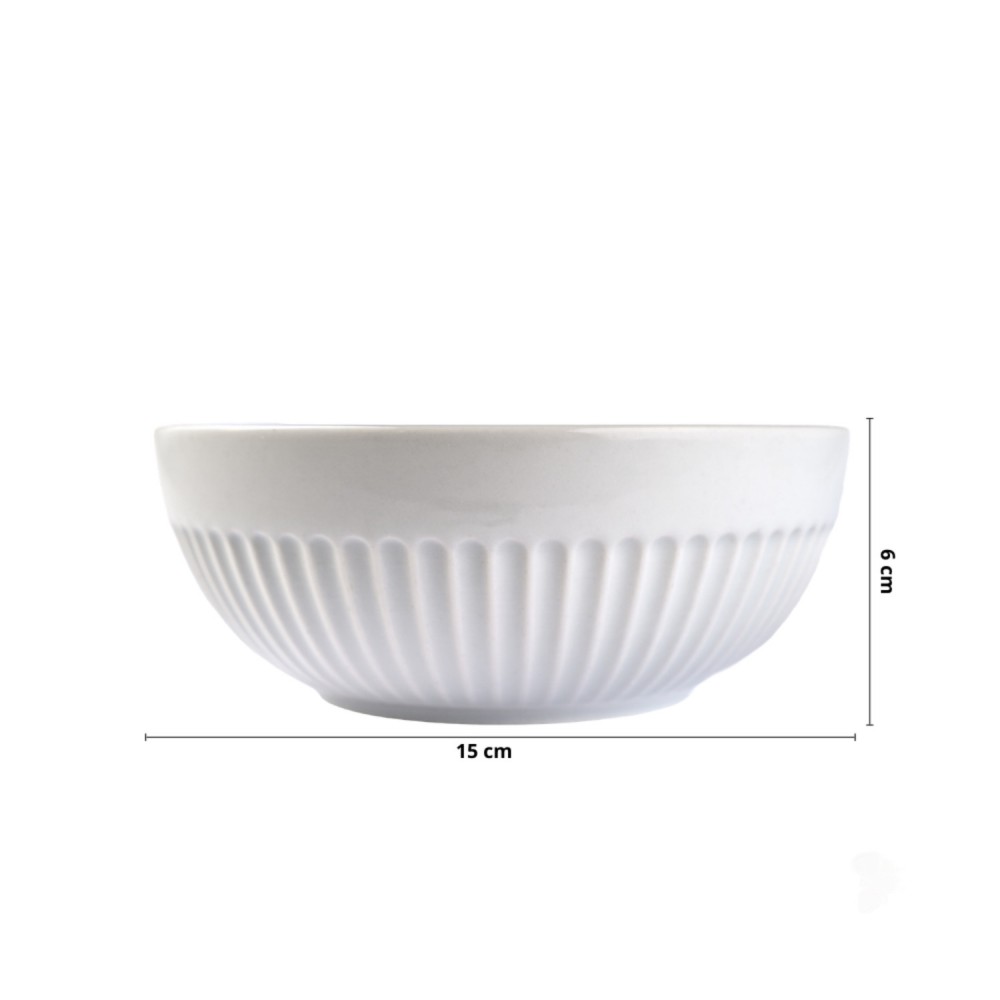Tigela de Porcelana 630mL Assar e Servir Germer Branco
