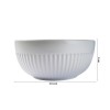 Tigela de Porcelana 1990mL Assar e Servir Germer Branco