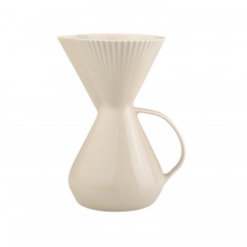 Bule de Porcelana com Porta Filtro Germer Marfim