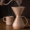 Bule de Porcelana com Porta Filtro Germer Marfim