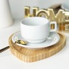 Xícara de Café com Pires Porcelana Germer 100mL Hotel 