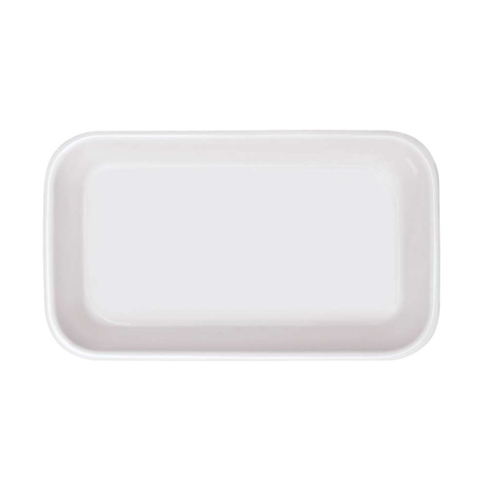 Cuba Porcelana 1/4 Gourmet Germer 13,8x24,2x6,5cm 1250mL Branca