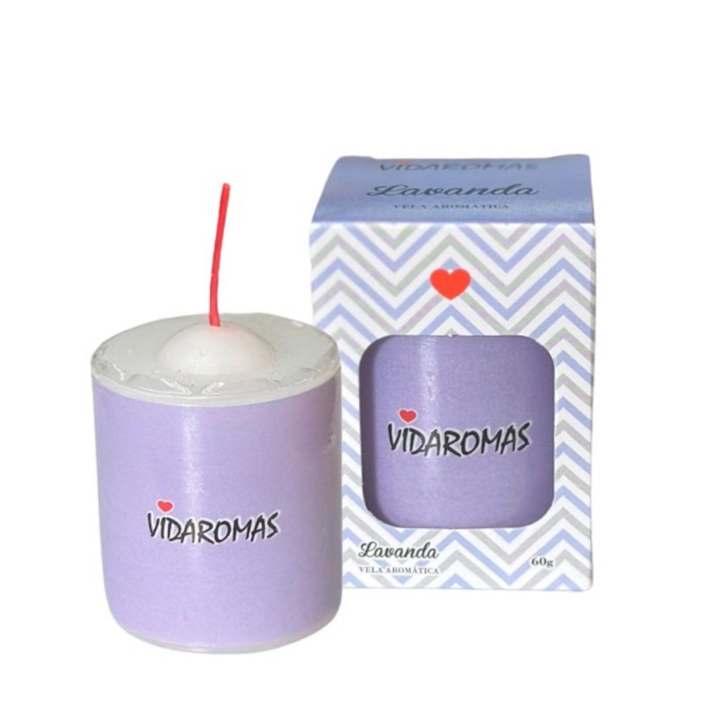 Vela Aromática Lavanda 60gr Vidaroma