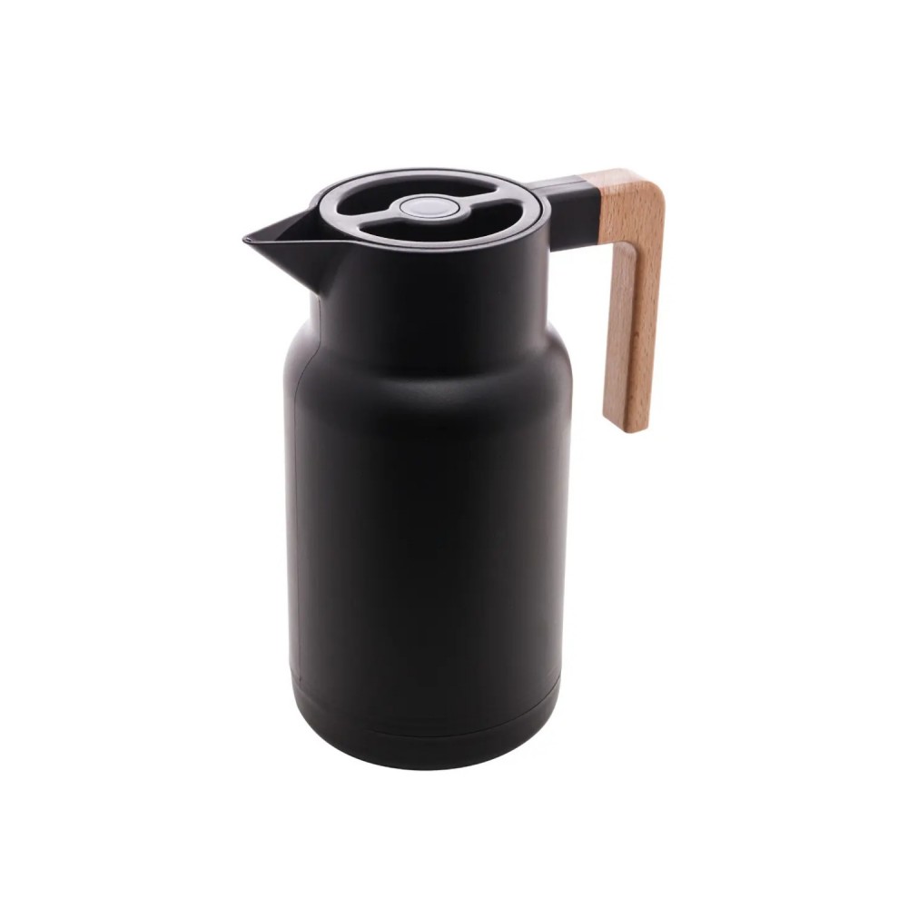 Garrafa Térmica Botão 1L Lyor Organic Preto