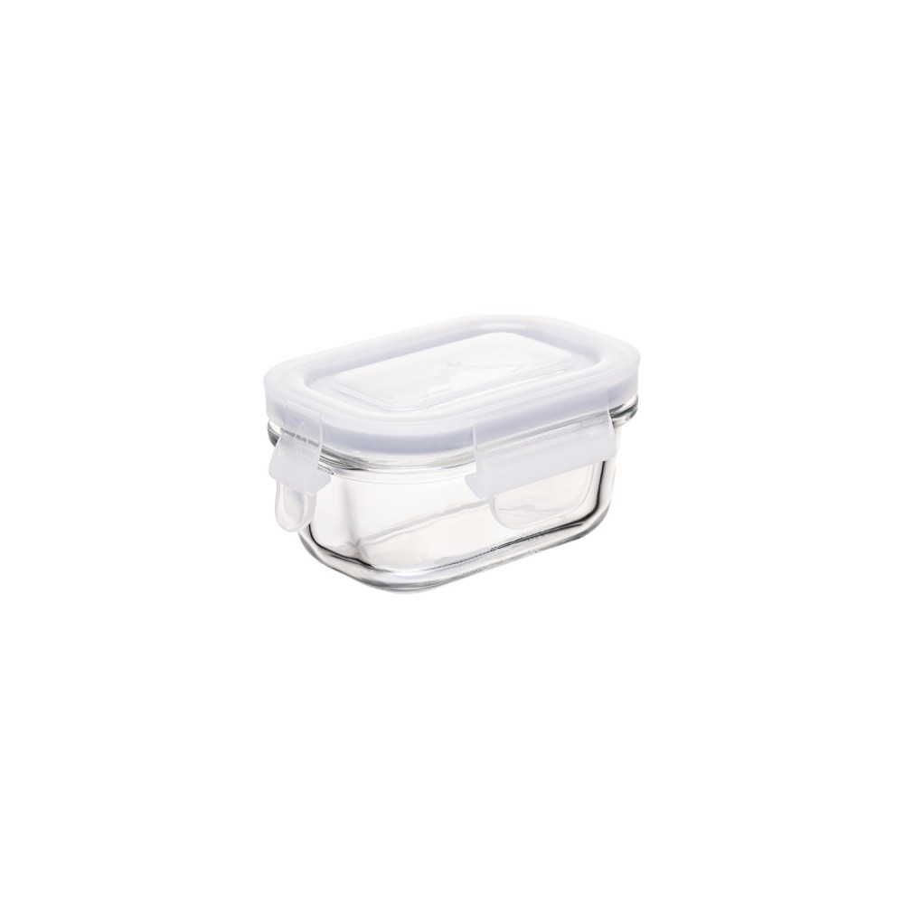 Pote de Vidro Hermético Retangular 120mL Lyor