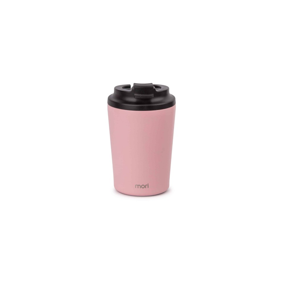 Copo Térmico com Tampa 240mL Rosa Mori