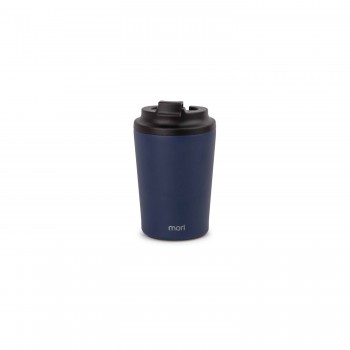 Copo Térmico com Tampa 240mL Azul Mori