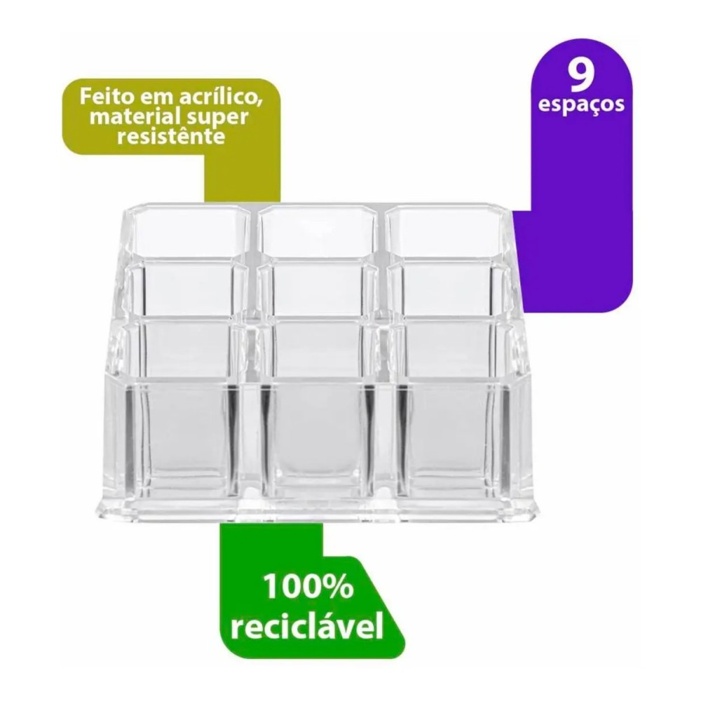Organizador Plástico para Batom Ordene