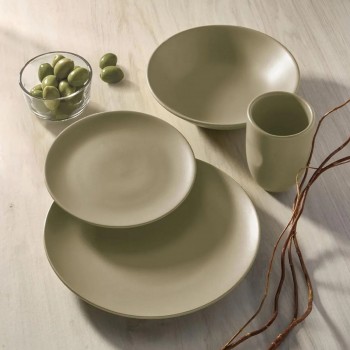 Prato de Louça Raso 26cm Oxford Oliva