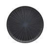 Prato de Louça Raso 26cm Oxford Preto Onix