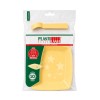 Kit Festa Descartável Amarelo Plastilânia 10 Pratos 15cm + 10 Garfos