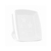 Kit Festa Descartável Branco Plastilânia 10 Pratos 15cm + 10 Garfos