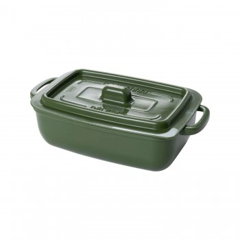 Pote Retangular 450mL Plasútil Supreme Verde