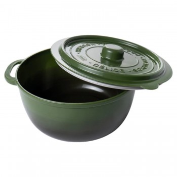 Pote Redondo 950mL Plasútil Supreme Verde