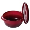 Pote Redondo 950mL Plasútil Supreme Vermelho