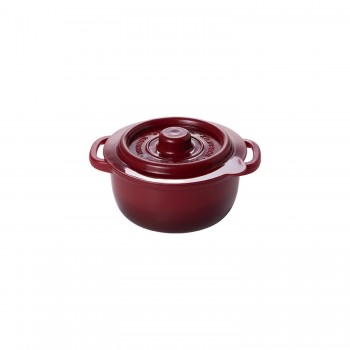 Pote Redondo 180mL Plasútil Supreme Vermelho