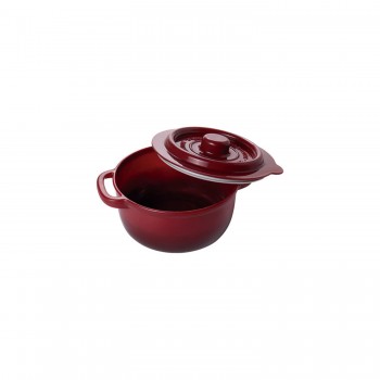 Pote Redondo 180mL Plasútil Supreme Vermelho