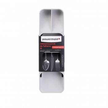 Organizador de Talheres 5 Divisórias Powermaid Compacto