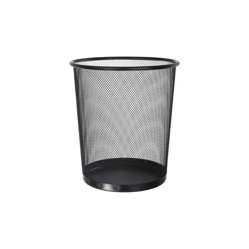 Lixeira Telada Metal 9L Powermaid Preta
