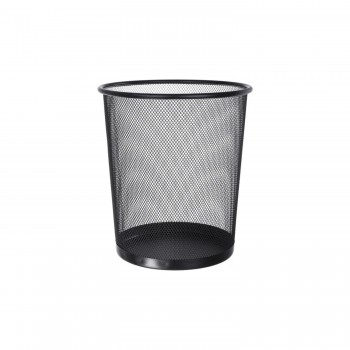 Lixeira Telada Metal 9L Powermaid Preta