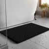 Tapete de Microfibra 40x60cm Joy Preto Kapazi Popcorn