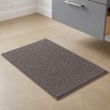 Tapete de Microfibra 50x70cm Joy Cinza Kapazi Popcorn