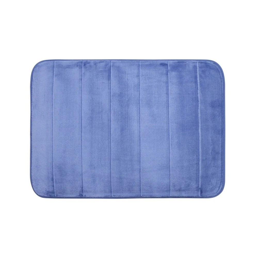 Tapete de Banheiro Antiderrapante 40x60cm Nuvem Azul Claro Kapazi