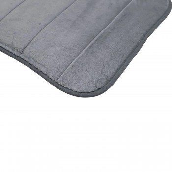 Tapete de Banheiro Antiderrapante 40x60cm Nuvem Cinza Kapazi