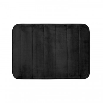 Tapete de Banheiro Antiderrapante 40x60cm Nuvem Preto Kapazi