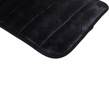 Tapete de Banheiro Antiderrapante 40x60cm Nuvem Preto Kapazi