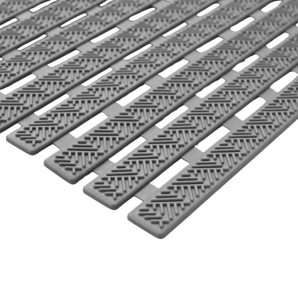 Tapete Deck para Box Linear Cinza 38x69cm Kapazi