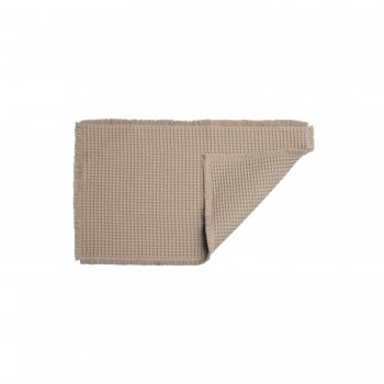 Tapete de Banheiro Waffle Marrom 50x80cm Kapazi